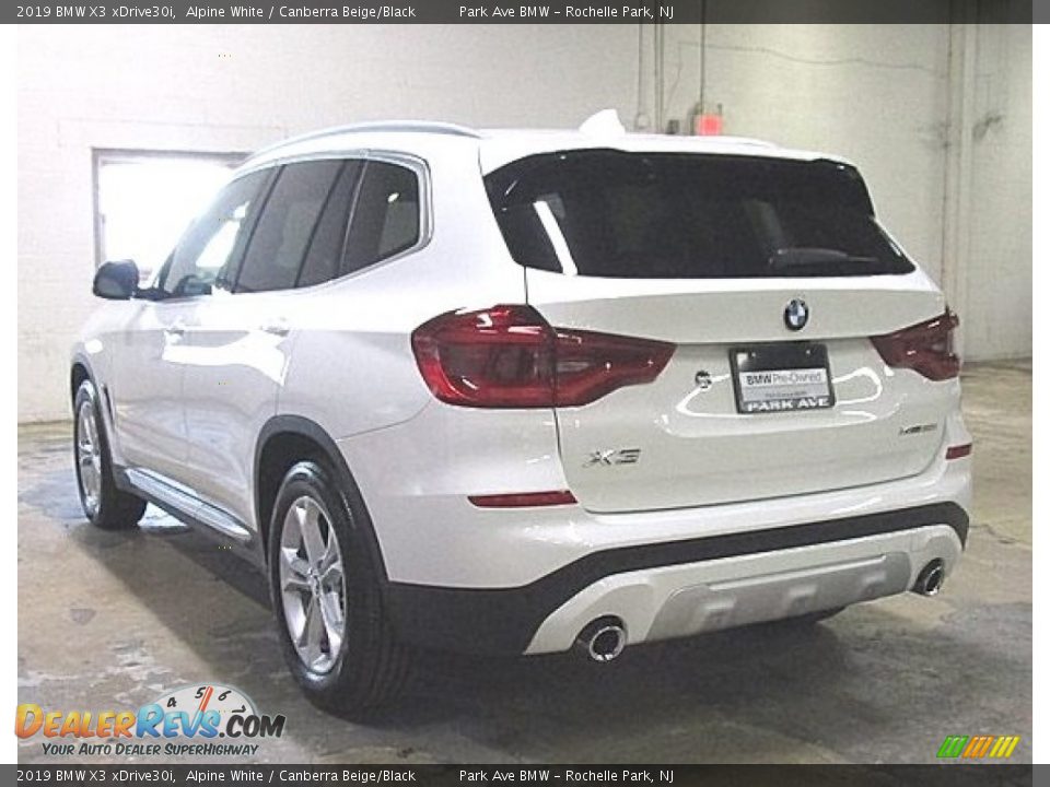 2019 BMW X3 xDrive30i Alpine White / Canberra Beige/Black Photo #3