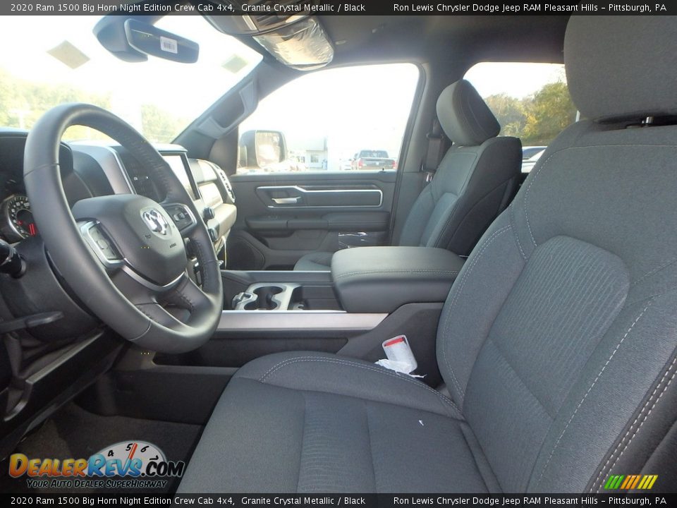 2020 Ram 1500 Big Horn Night Edition Crew Cab 4x4 Granite Crystal Metallic / Black Photo #11