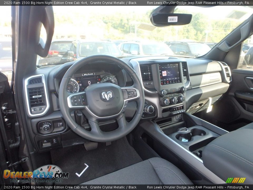 2020 Ram 1500 Big Horn Night Edition Crew Cab 4x4 Granite Crystal Metallic / Black Photo #13