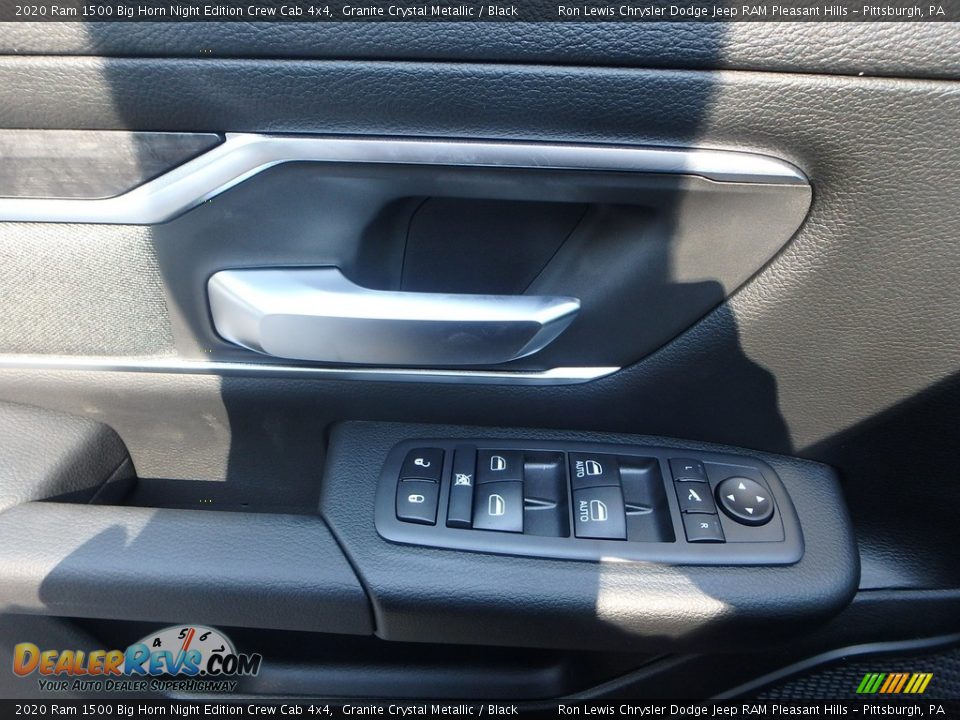 2020 Ram 1500 Big Horn Night Edition Crew Cab 4x4 Granite Crystal Metallic / Black Photo #14