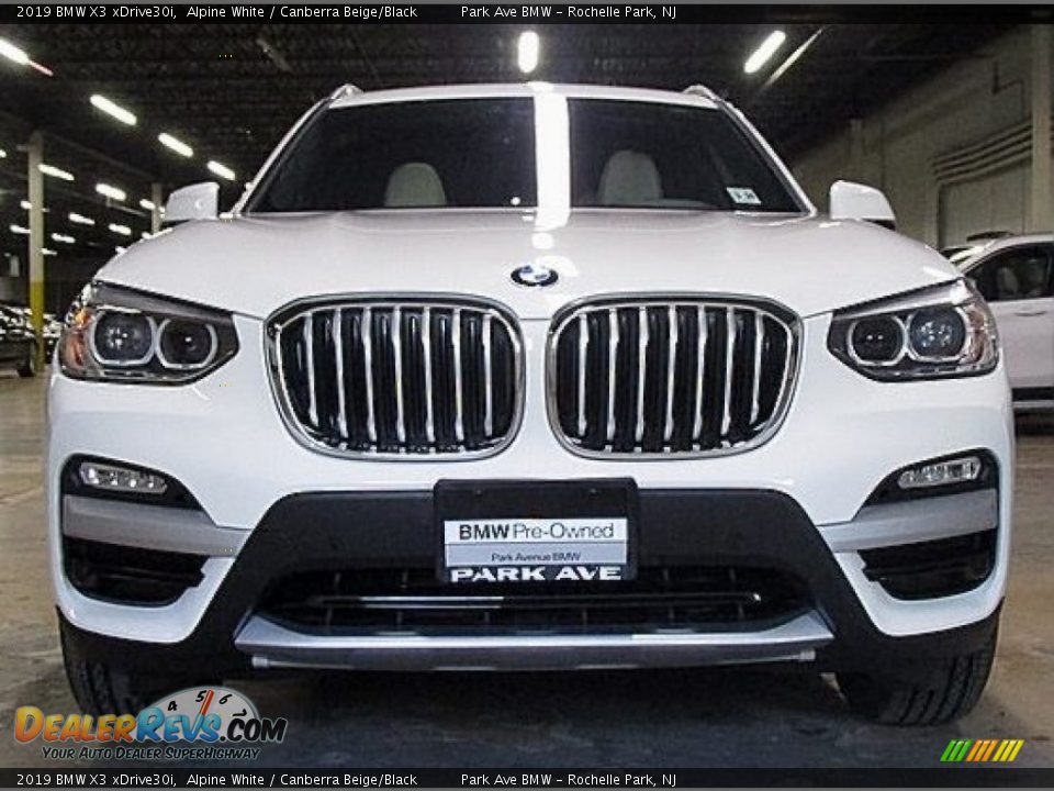 2019 BMW X3 xDrive30i Alpine White / Canberra Beige/Black Photo #7