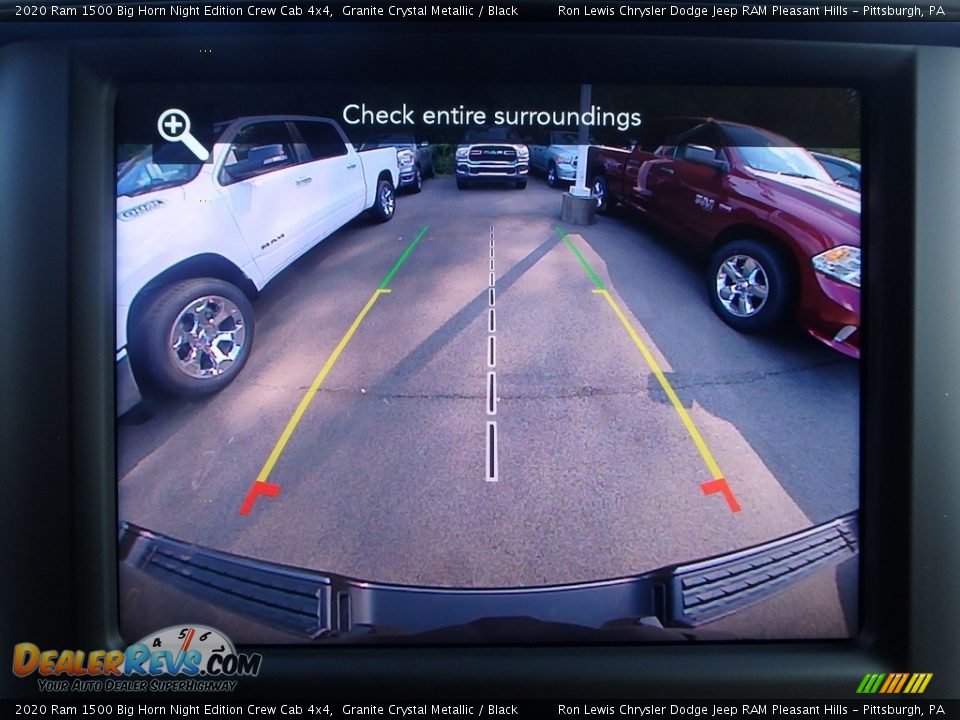 2020 Ram 1500 Big Horn Night Edition Crew Cab 4x4 Granite Crystal Metallic / Black Photo #16