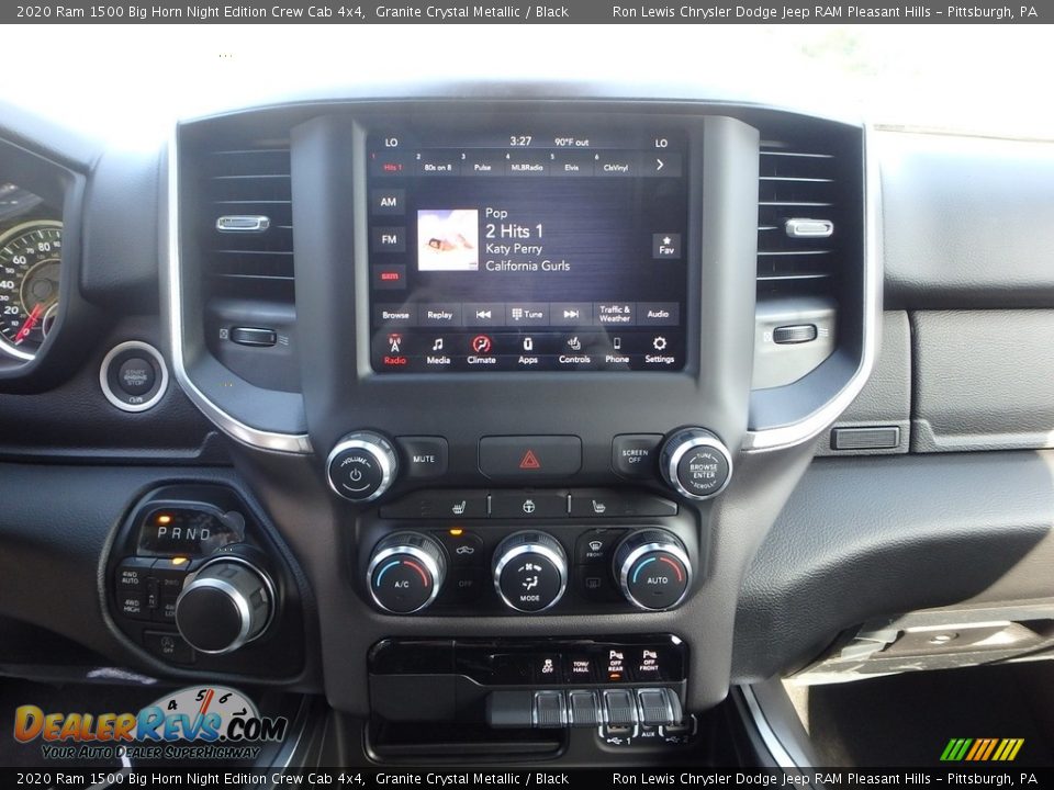2020 Ram 1500 Big Horn Night Edition Crew Cab 4x4 Granite Crystal Metallic / Black Photo #17