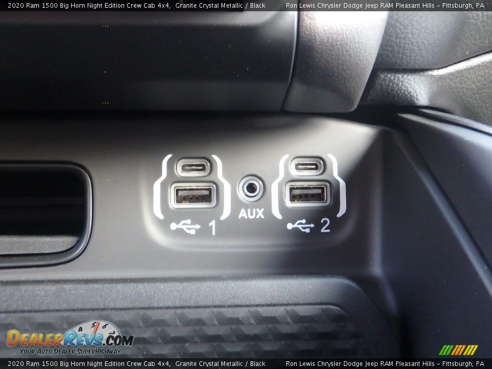 2020 Ram 1500 Big Horn Night Edition Crew Cab 4x4 Granite Crystal Metallic / Black Photo #20