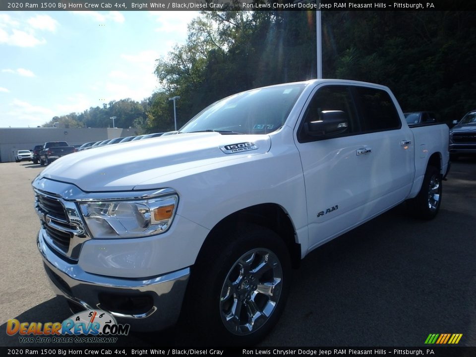 2020 Ram 1500 Big Horn Crew Cab 4x4 Bright White / Black/Diesel Gray Photo #1