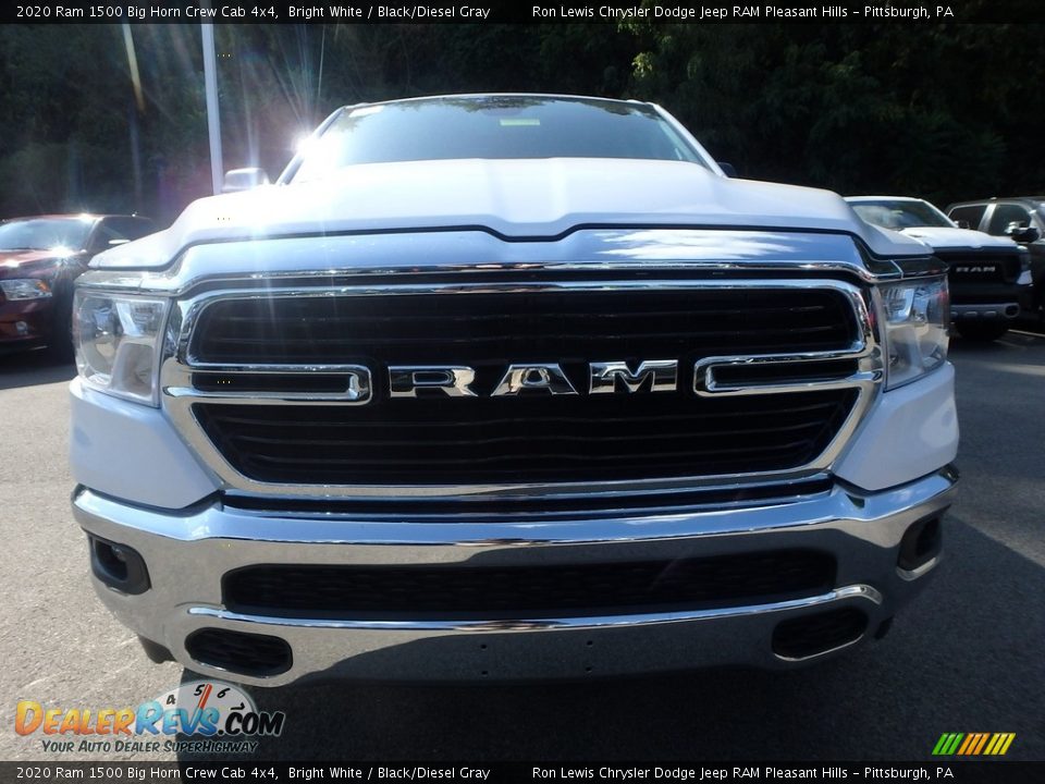 2020 Ram 1500 Big Horn Crew Cab 4x4 Bright White / Black/Diesel Gray Photo #9