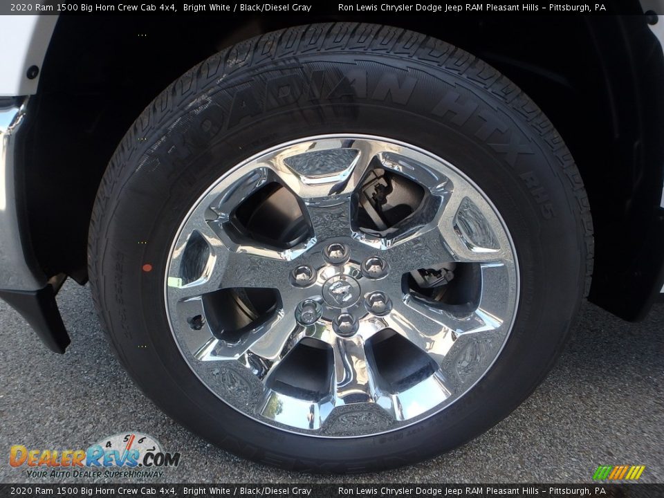 2020 Ram 1500 Big Horn Crew Cab 4x4 Bright White / Black/Diesel Gray Photo #10