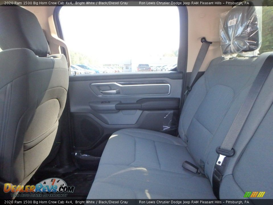 2020 Ram 1500 Big Horn Crew Cab 4x4 Bright White / Black/Diesel Gray Photo #12