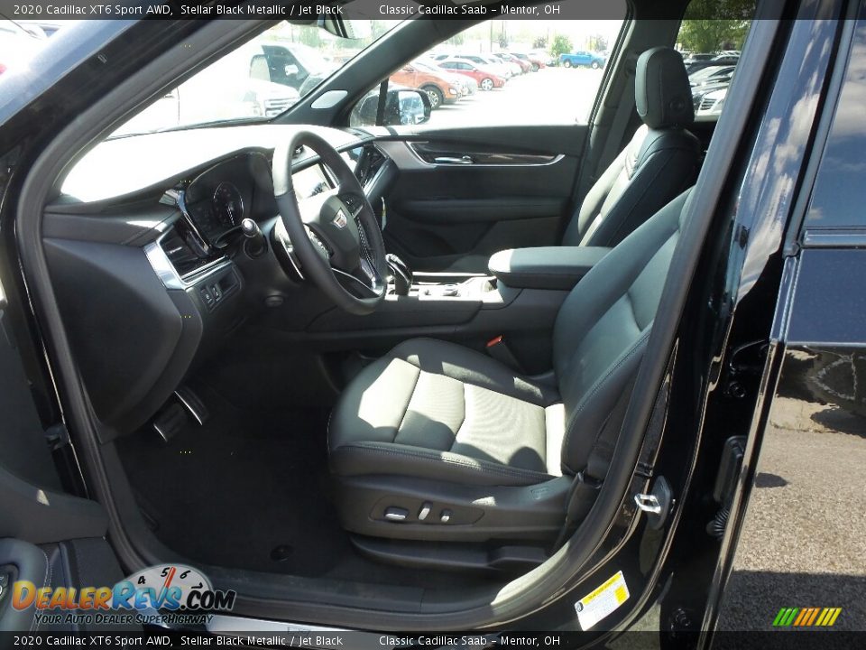2020 Cadillac XT6 Sport AWD Stellar Black Metallic / Jet Black Photo #3