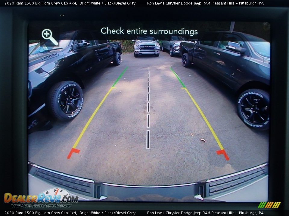 2020 Ram 1500 Big Horn Crew Cab 4x4 Bright White / Black/Diesel Gray Photo #16