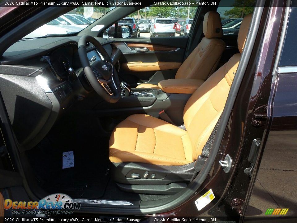 2020 Cadillac XT5 Premium Luxury AWD Garnet Metallic / Sedona Sauvage Photo #3