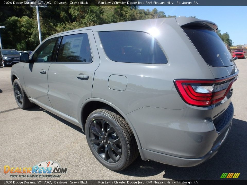 2020 Dodge Durango SXT AWD Destroyer Gray / Black Photo #3