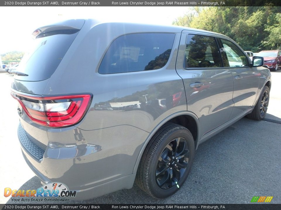 2020 Dodge Durango SXT AWD Destroyer Gray / Black Photo #6