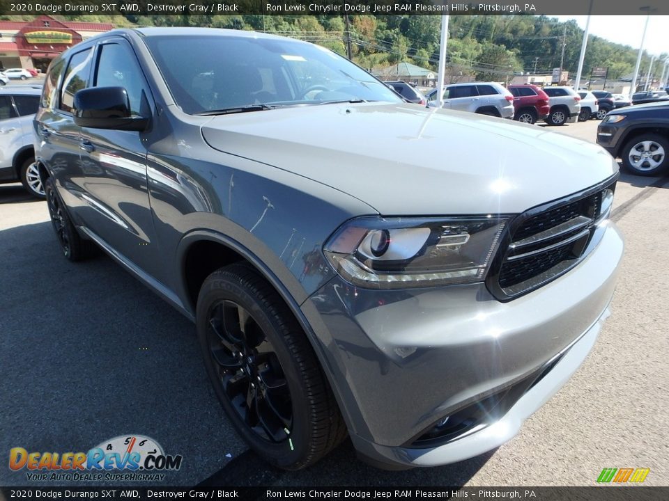 2020 Dodge Durango SXT AWD Destroyer Gray / Black Photo #8