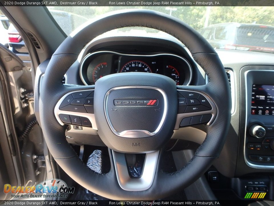 2020 Dodge Durango SXT AWD Destroyer Gray / Black Photo #18