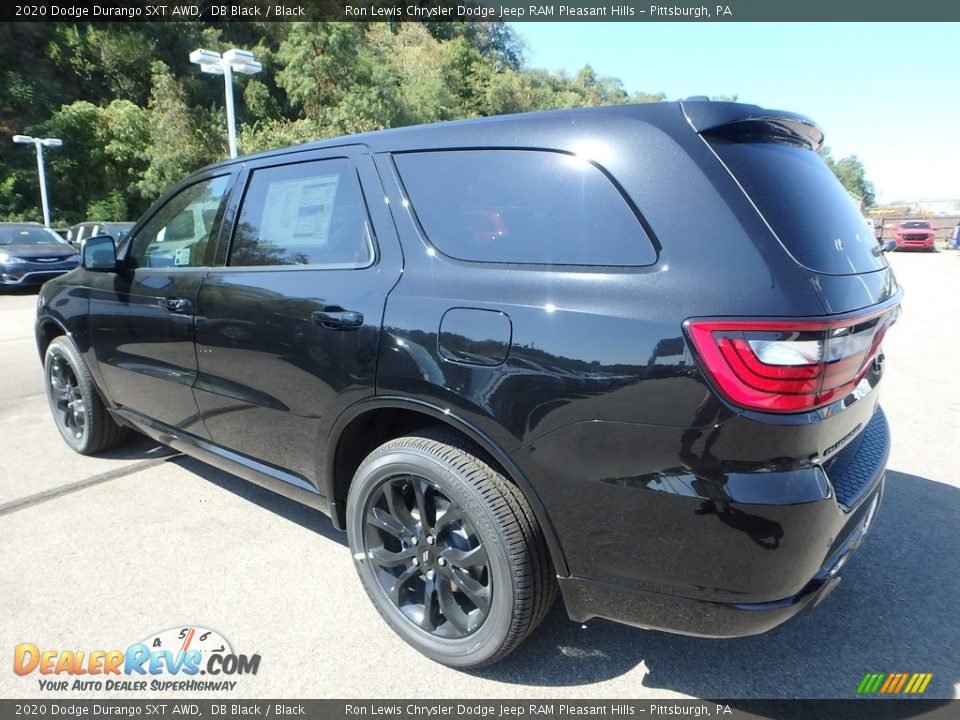 2020 Dodge Durango SXT AWD DB Black / Black Photo #3