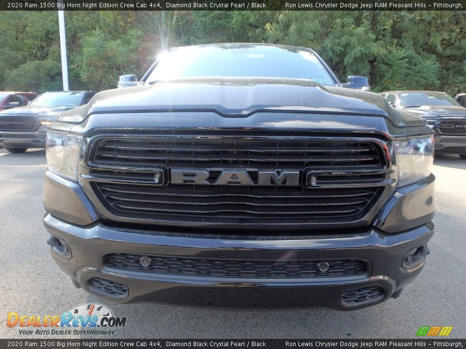 2020 Ram 1500 Big Horn Night Edition Crew Cab 4x4 Diamond Black Crystal Pearl / Black Photo #9