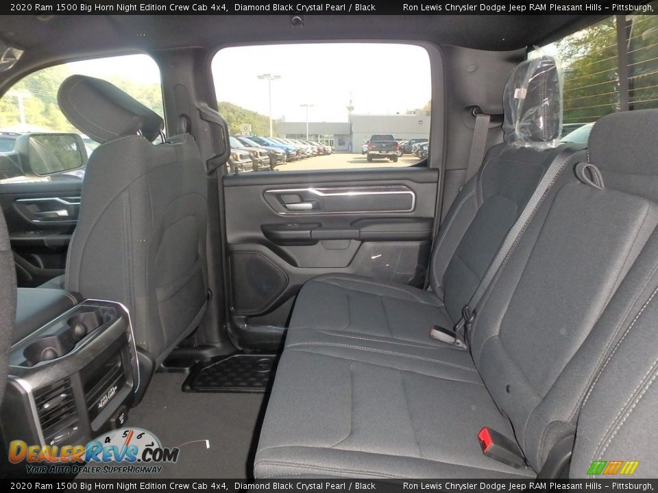 2020 Ram 1500 Big Horn Night Edition Crew Cab 4x4 Diamond Black Crystal Pearl / Black Photo #12