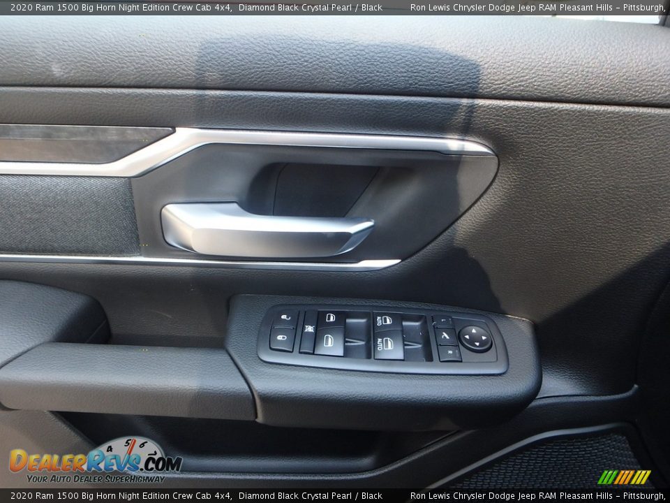 2020 Ram 1500 Big Horn Night Edition Crew Cab 4x4 Diamond Black Crystal Pearl / Black Photo #14