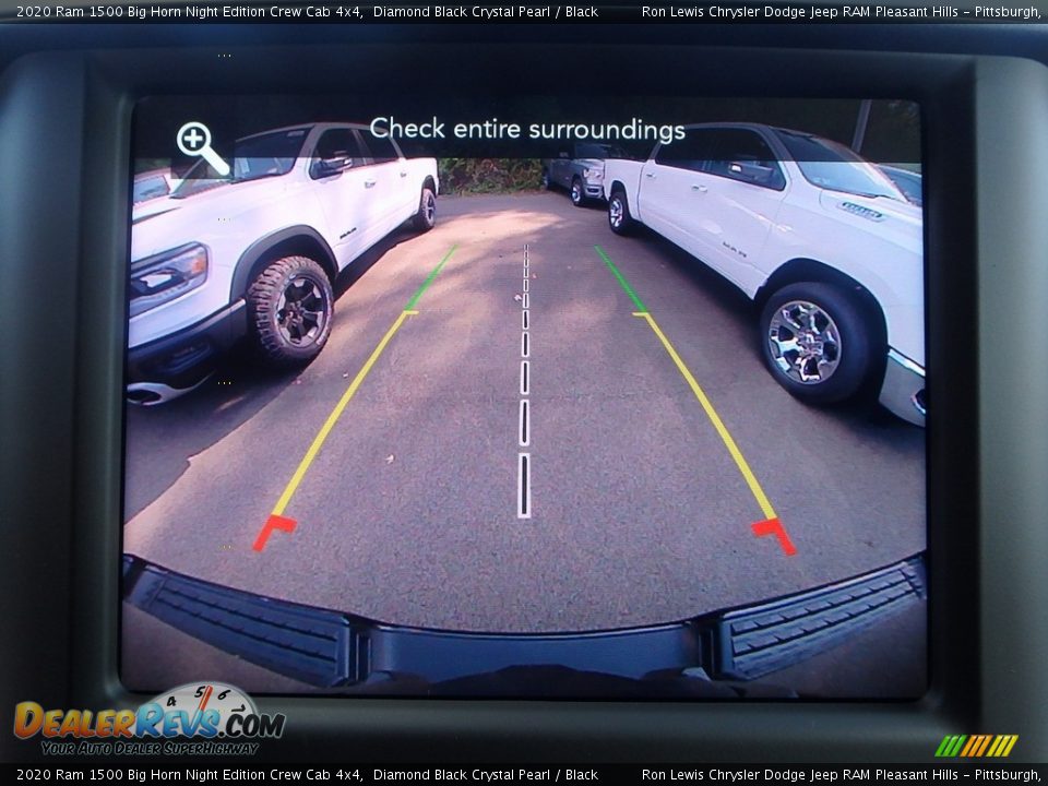 2020 Ram 1500 Big Horn Night Edition Crew Cab 4x4 Diamond Black Crystal Pearl / Black Photo #16