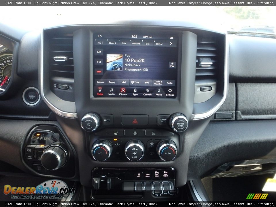 2020 Ram 1500 Big Horn Night Edition Crew Cab 4x4 Diamond Black Crystal Pearl / Black Photo #17