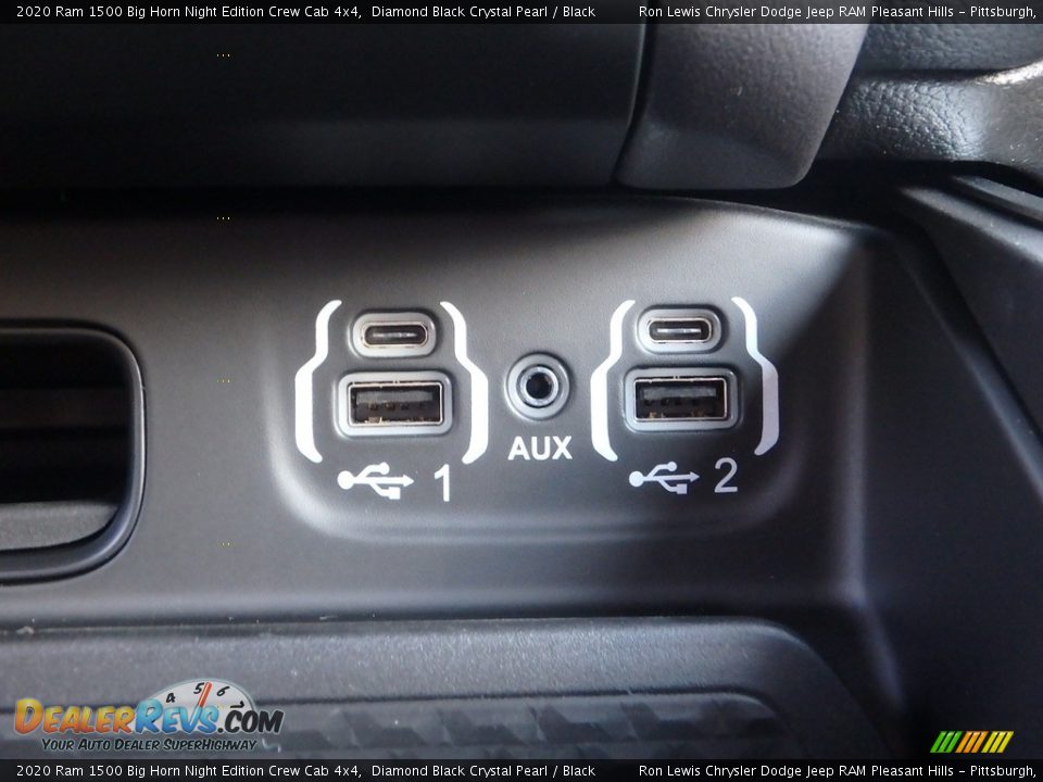 2020 Ram 1500 Big Horn Night Edition Crew Cab 4x4 Diamond Black Crystal Pearl / Black Photo #20