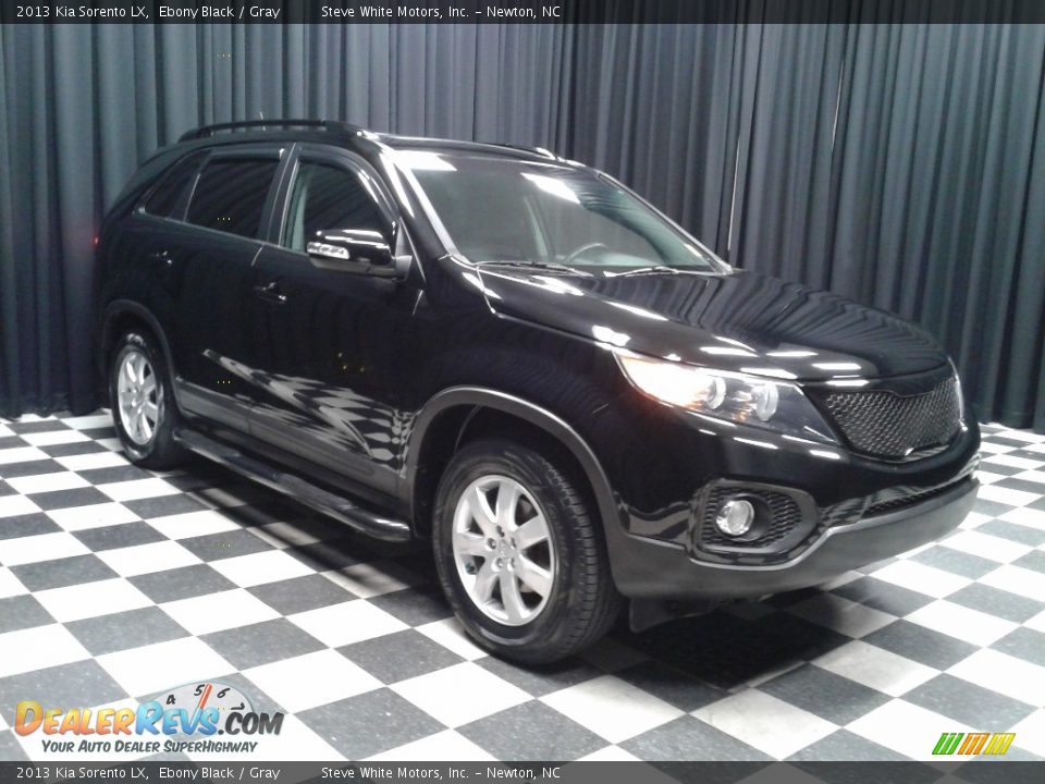 2013 Kia Sorento LX Ebony Black / Gray Photo #4