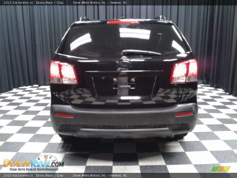 2013 Kia Sorento LX Ebony Black / Gray Photo #7