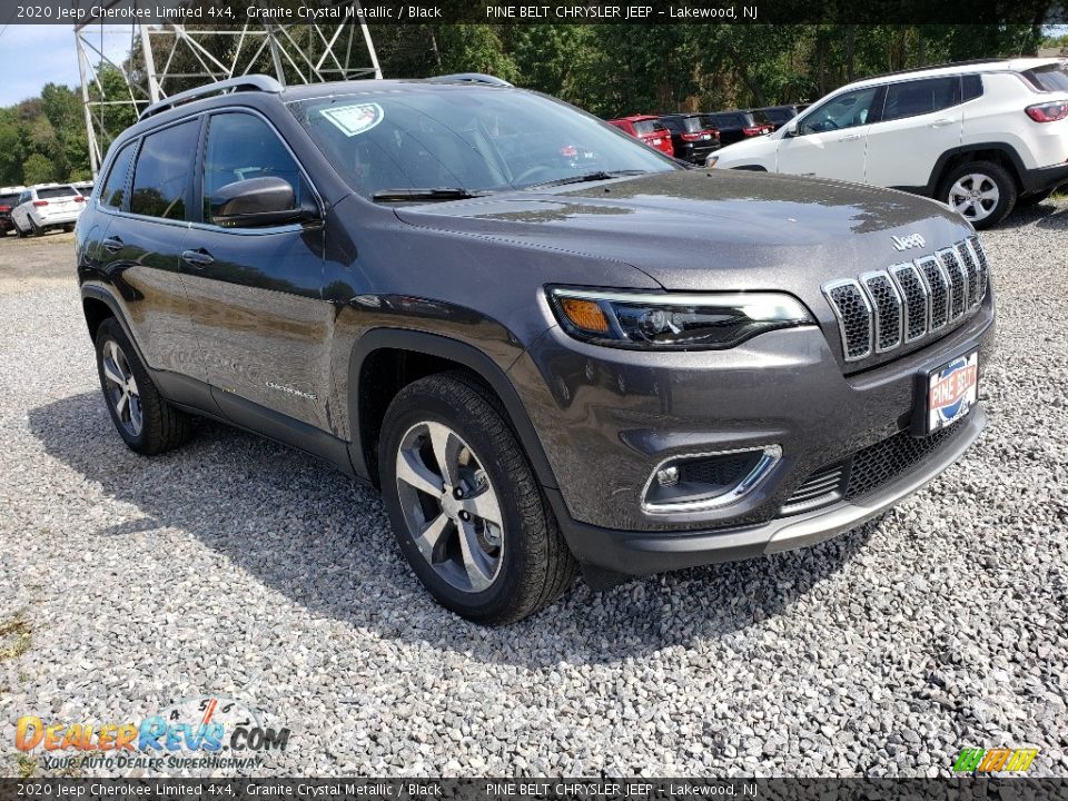 2020 Jeep Cherokee Limited 4x4 Granite Crystal Metallic / Black Photo #1