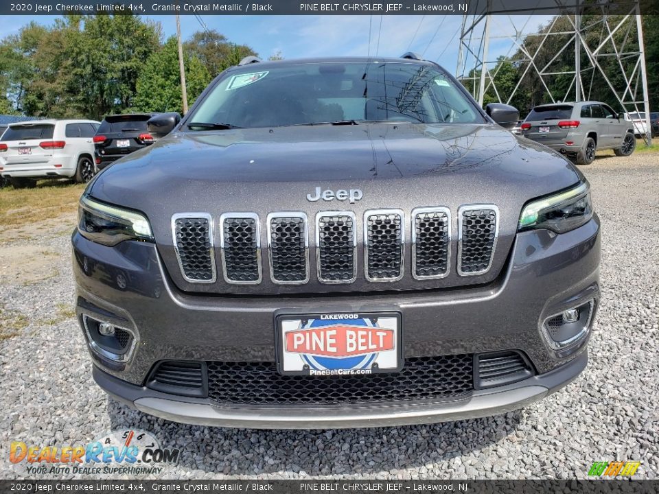 2020 Jeep Cherokee Limited 4x4 Granite Crystal Metallic / Black Photo #2