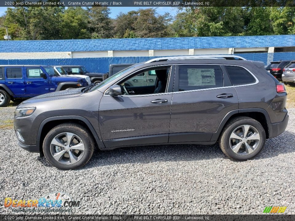 2020 Jeep Cherokee Limited 4x4 Granite Crystal Metallic / Black Photo #3