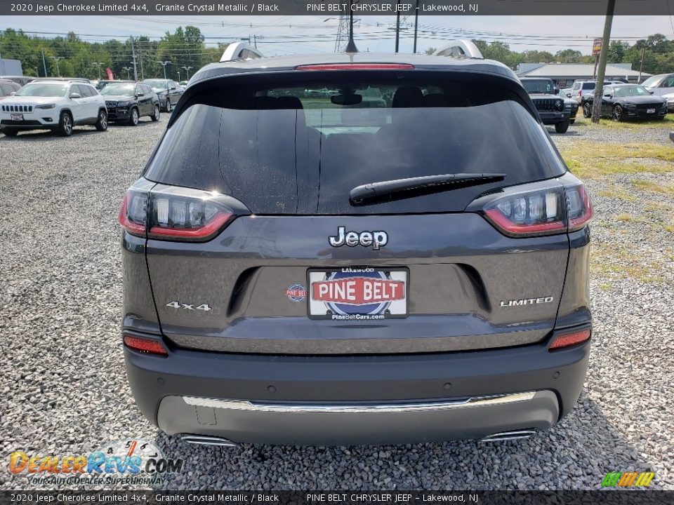2020 Jeep Cherokee Limited 4x4 Granite Crystal Metallic / Black Photo #5