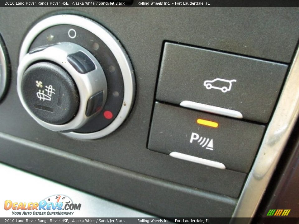 2010 Land Rover Range Rover HSE Alaska White / Sand/Jet Black Photo #6