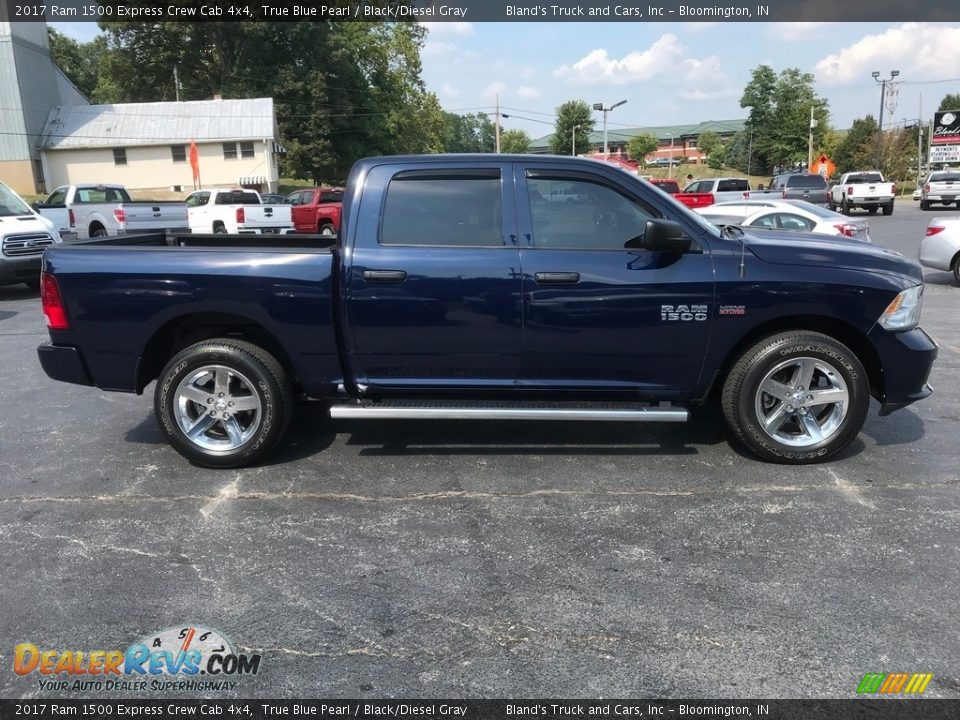 2017 Ram 1500 Express Crew Cab 4x4 True Blue Pearl / Black/Diesel Gray Photo #6