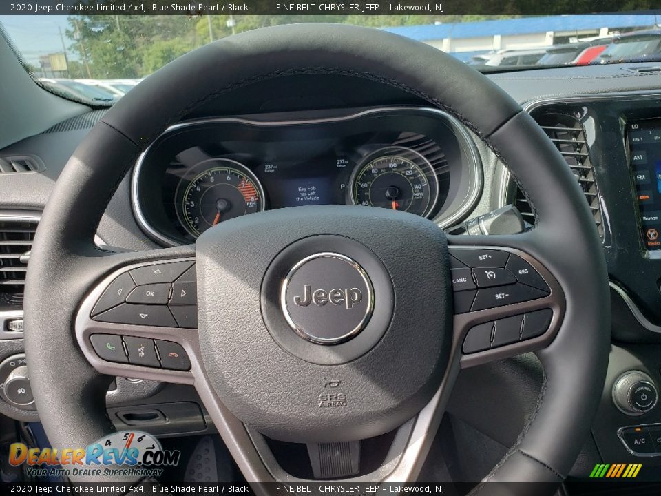 2020 Jeep Cherokee Limited 4x4 Blue Shade Pearl / Black Photo #10