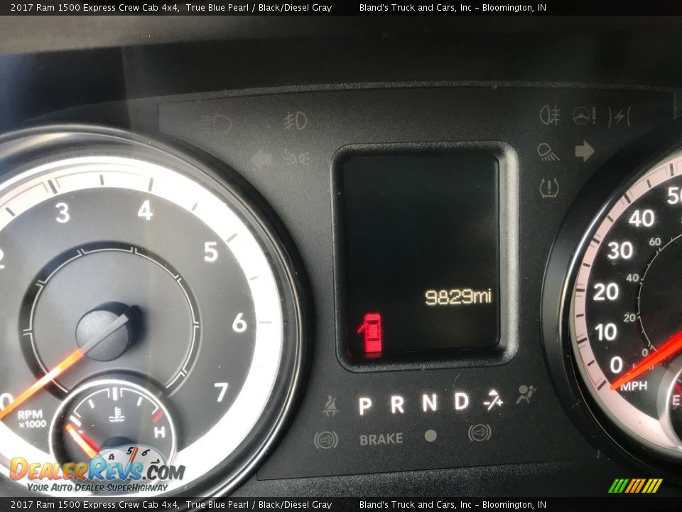 2017 Ram 1500 Express Crew Cab 4x4 True Blue Pearl / Black/Diesel Gray Photo #14