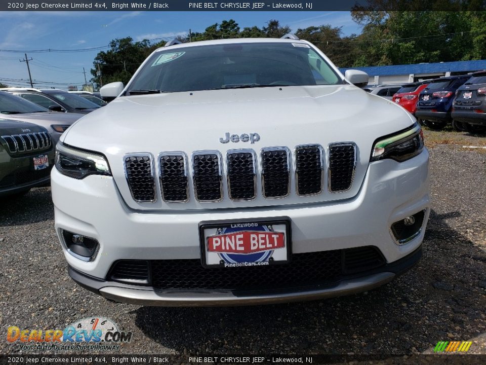 2020 Jeep Cherokee Limited 4x4 Bright White / Black Photo #2