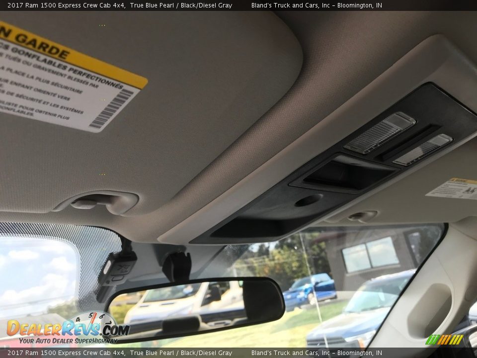 2017 Ram 1500 Express Crew Cab 4x4 True Blue Pearl / Black/Diesel Gray Photo #18