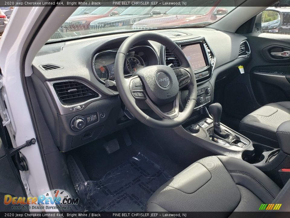 2020 Jeep Cherokee Limited 4x4 Bright White / Black Photo #6
