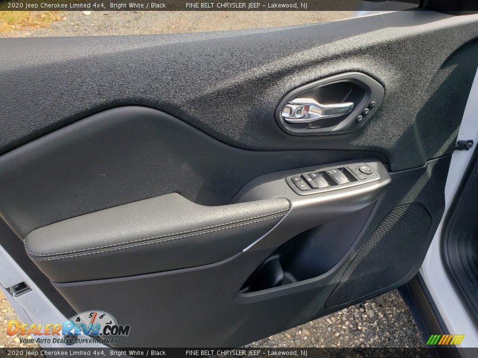 2020 Jeep Cherokee Limited 4x4 Bright White / Black Photo #8