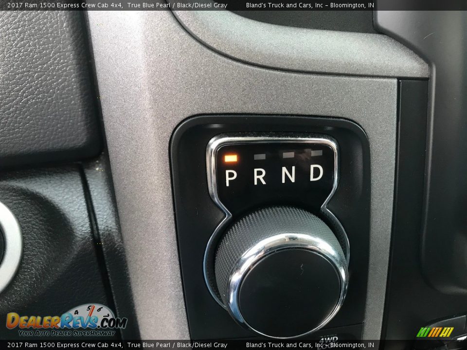 2017 Ram 1500 Express Crew Cab 4x4 True Blue Pearl / Black/Diesel Gray Photo #24
