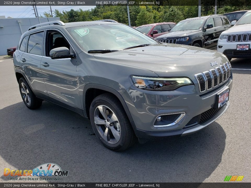 2020 Jeep Cherokee Limited 4x4 Sting-Gray / Black Photo #1