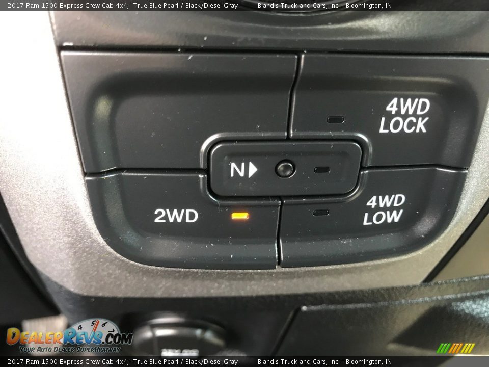 2017 Ram 1500 Express Crew Cab 4x4 True Blue Pearl / Black/Diesel Gray Photo #26