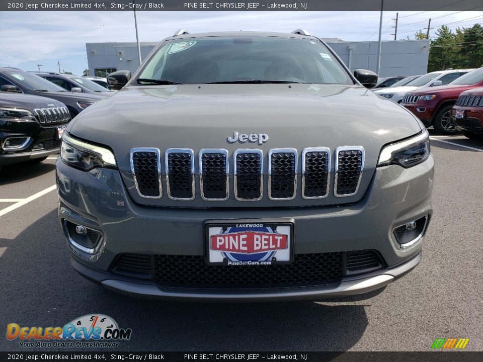 2020 Jeep Cherokee Limited 4x4 Sting-Gray / Black Photo #2