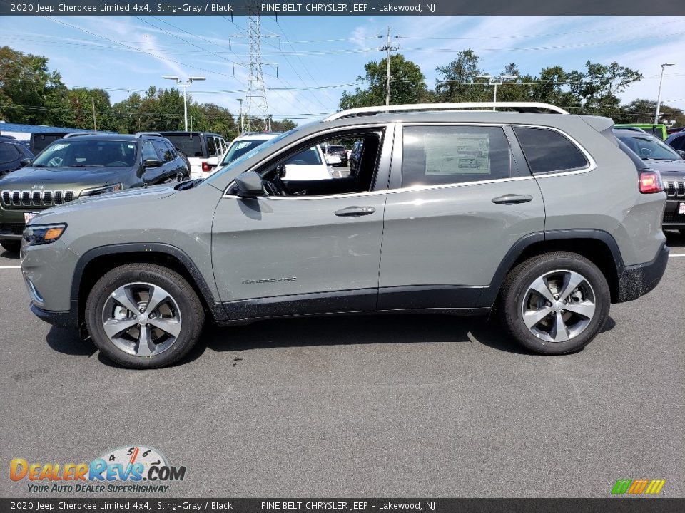 2020 Jeep Cherokee Limited 4x4 Sting-Gray / Black Photo #3
