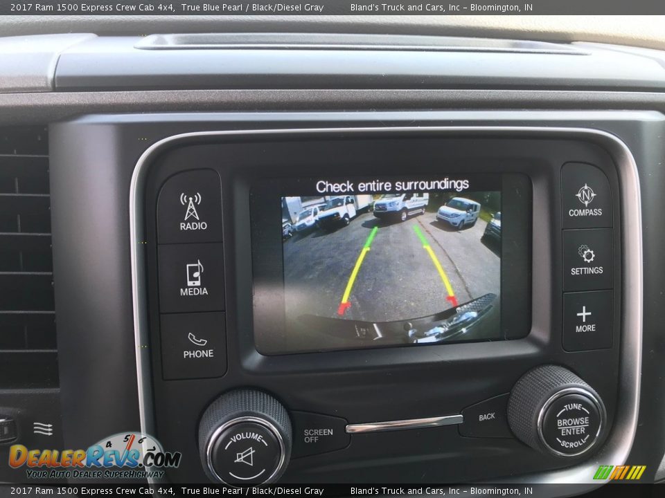 2017 Ram 1500 Express Crew Cab 4x4 True Blue Pearl / Black/Diesel Gray Photo #31