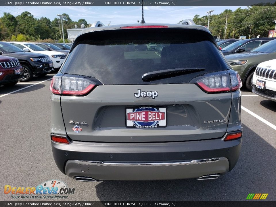 2020 Jeep Cherokee Limited 4x4 Sting-Gray / Black Photo #5