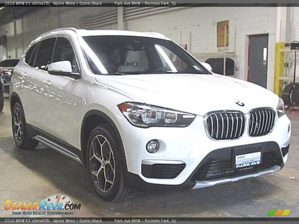 2019 BMW X1 xDrive28i Alpine White / Oyster/Black Photo #6