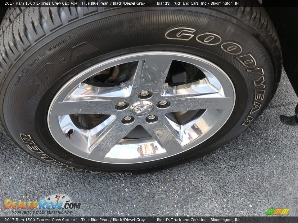 2017 Ram 1500 Express Crew Cab 4x4 True Blue Pearl / Black/Diesel Gray Photo #34