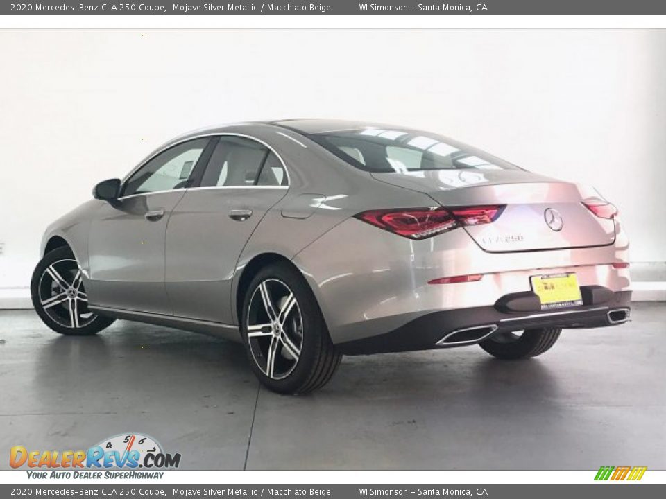 2020 Mercedes-Benz CLA 250 Coupe Mojave Silver Metallic / Macchiato Beige Photo #2